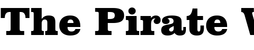 Font : Clarendon-Black-BT Custom Text : The Pirate Way Test your own text here Click to download or to view this font on a tshirt that can be custom printed in Bali