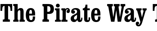Font : Clarendon-Cn-BT-Bold Custom Text : The Pirate Way Test your own text here Click to download or to view this font on a tshirt that can be custom printed in Bali
