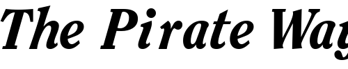 Font : ClearfaceBlackSSK-BoldItalic Custom Text : The Pirate Way Test your own text here Click to download or to view this font on a tshirt that can be custom printed in Bali