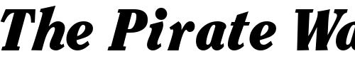 Font : ClearfaceBlackSSK-Italic Custom Text : The Pirate Way Test your own text here Click to download or to view this font on a tshirt that can be custom printed in Bali