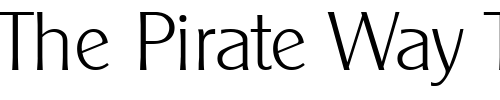 Font : Cleargothic-Xlight Custom Text : The Pirate Way Test your own text here Click to download or to view this font on a tshirt that can be custom printed in Bali
