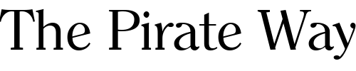 Font : ClearlyRoman-Regular Custom Text : The Pirate Way Test your own text here Click to download or to view this font on a tshirt that can be custom printed in Bali