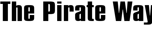 Font : Commador-Extended-Normal Custom Text : The Pirate Way Test your own text here Click to download or to view this font on a tshirt that can be custom printed in Bali