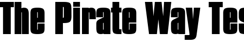 Font : Commador-Wide-Heavy-Normal Custom Text : The Pirate Way Test your own text here Click to download or to view this font on a tshirt that can be custom printed in Bali