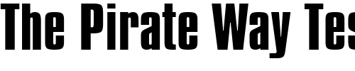 Font : Commador-Wide-Normal Custom Text : The Pirate Way Test your own text here Click to download or to view this font on a tshirt that can be custom printed in Bali