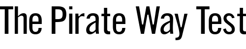 Font : CommerceCondSSK Custom Text : The Pirate Way Test your own text here Click to download or to view this font on a tshirt that can be custom printed in Bali