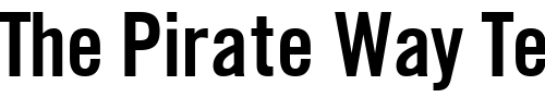 Font : CommerceCondSSK-Bold Custom Text : The Pirate Way Test your own text here Click to download or to view this font on a tshirt that can be custom printed in Bali