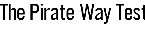 Font : CommerceCondSSK-Regular Custom Text : The Pirate Way Test your own text here Click to download or to view this font on a tshirt that can be custom printed in Bali
