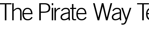 Font : CommerceLightSSK Custom Text : The Pirate Way Test your own text here Click to download or to view this font on a tshirt that can be custom printed in Bali