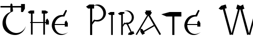Font : CommieFont Custom Text : The Pirate Way Test your own text here Click to download or to view this font on a tshirt that can be custom printed in Bali