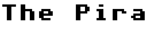 Font : Commodore-64-Pixeled Custom Text : The Pirate Way Test your own text here Click to download or to view this font on a tshirt that can be custom printed in Bali