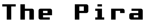 Font : Commodore-64-Rounded Custom Text : The Pirate Way Test your own text here Click to download or to view this font on a tshirt that can be custom printed in Bali