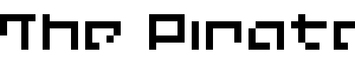 Font : Common-Pixel Custom Text : The Pirate Way Test your own text here Click to download or to view this font on a tshirt that can be custom printed in Bali