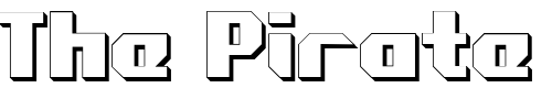 Font : Commonwealth-3D Custom Text : The Pirate Way Test your own text here Click to download or to view this font on a tshirt that can be custom printed in Bali