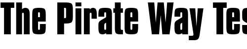 Font : Compacta-Bold-BT Custom Text : The Pirate Way Test your own text here Click to download or to view this font on a tshirt that can be custom printed in Bali