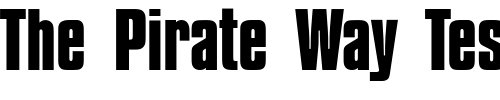Font : Compacta-MT-Bold Custom Text : The Pirate Way Test your own text here Click to download or to view this font on a tshirt that can be custom printed in Bali