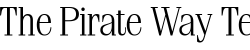Font : CompendiumLightSSK Custom Text : The Pirate Way Test your own text here Click to download or to view this font on a tshirt that can be custom printed in Bali