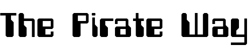 Font : Computerfont-Regular Custom Text : The Pirate Way Test your own text here Click to download or to view this font on a tshirt that can be custom printed in Bali