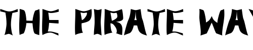 Font : ConcavWarp Custom Text : The Pirate Way Test your own text here Click to download or to view this font on a tshirt that can be custom printed in Bali