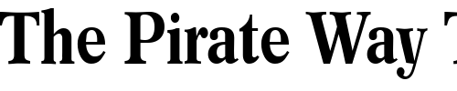 Font : ConceptCondensedMedium-Regular Custom Text : The Pirate Way Test your own text here Click to download or to view this font on a tshirt that can be custom printed in Bali