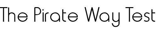 Font : ConclaveLightSSK-Bold Custom Text : The Pirate Way Test your own text here Click to download or to view this font on a tshirt that can be custom printed in Bali