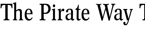 Font : Concorde-R-Condensed Custom Text : The Pirate Way Test your own text here Click to download or to view this font on a tshirt that can be custom printed in Bali
