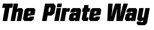 Font : Conex-Display-SSi-Italic Custom Text : The Pirate Way Test your own text here Click to download or to view this font on a tshirt that can be custom printed in Bali