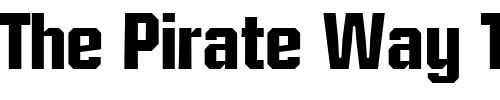 Font : ConexSSK-Regular Custom Text : The Pirate Way Test your own text here Click to download or to view this font on a tshirt that can be custom printed in Bali