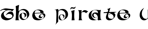 Font : ConfettiType-Medium Custom Text : The Pirate Way Test your own text here Click to download or to view this font on a tshirt that can be custom printed in Bali