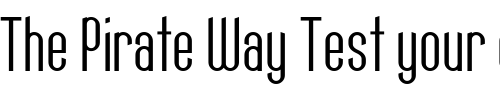 Font : ConquesBookA Custom Text : The Pirate Way Test your own text here Click to download or to view this font on a tshirt that can be custom printed in Bali