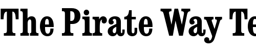 Font : ConsortBoldCondensed Custom Text : The Pirate Way Test your own text here Click to download or to view this font on a tshirt that can be custom printed in Bali