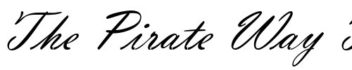 Font : ConsulScriptSSK Custom Text : The Pirate Way Test your own text here Click to download or to view this font on a tshirt that can be custom printed in Bali