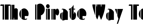 Font : ContemporaryCondensed Custom Text : The Pirate Way Test your own text here Click to download or to view this font on a tshirt that can be custom printed in Bali