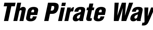 Font : Context-Black-Condensed-SSi-Black-Condensed-Italic Custom Text : The Pirate Way Test your own text here Click to download or to view this font on a tshirt that can be custom printed in Bali