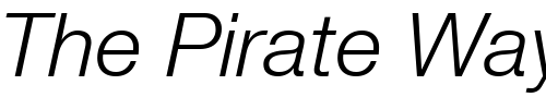 Font : Context-Reprise-Light-SSi-Light-Italic Custom Text : The Pirate Way Test your own text here Click to download or to view this font on a tshirt that can be custom printed in Bali