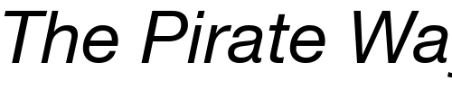 Font : Context-Reprise-SSi-Italic Custom Text : The Pirate Way Test your own text here Click to download or to view this font on a tshirt that can be custom printed in Bali