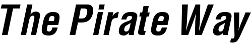 Font : ContextCondSSK-Bold-Italic Custom Text : The Pirate Way Test your own text here Click to download or to view this font on a tshirt that can be custom printed in Bali