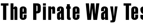 Font : ContextExtraCondSSK Custom Text : The Pirate Way Test your own text here Click to download or to view this font on a tshirt that can be custom printed in Bali