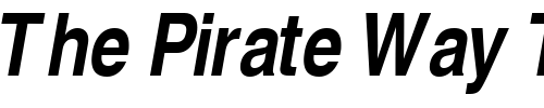 Font : ContextExtraCondSSK-Bold-Italic Custom Text : The Pirate Way Test your own text here Click to download or to view this font on a tshirt that can be custom printed in Bali