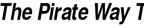 Font : ContextExtraCondSSK-BoldItalic Custom Text : The Pirate Way Test your own text here Click to download or to view this font on a tshirt that can be custom printed in Bali