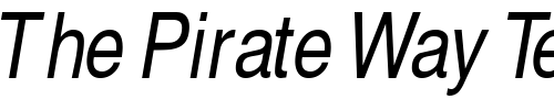 Font : ContextExtraCondSSK-Italic Custom Text : The Pirate Way Test your own text here Click to download or to view this font on a tshirt that can be custom printed in Bali