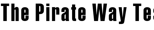 Font : ContextExtraCondSSK-Regular Custom Text : The Pirate Way Test your own text here Click to download or to view this font on a tshirt that can be custom printed in Bali