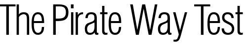 Font : ContextLightCondSSK Custom Text : The Pirate Way Test your own text here Click to download or to view this font on a tshirt that can be custom printed in Bali