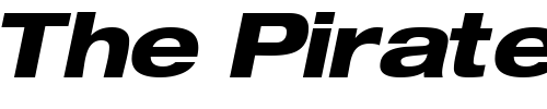 Font : ContextRepriseBlackExpSSK-Italic Custom Text : The Pirate Way Test your own text here Click to download or to view this font on a tshirt that can be custom printed in Bali