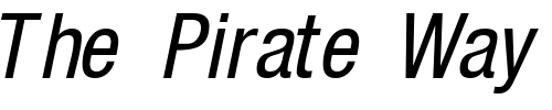 Font : ContextRepriseCondSSK-Italic Custom Text : The Pirate Way Test your own text here Click to download or to view this font on a tshirt that can be custom printed in Bali
