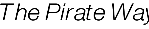 Font : ContextRepriseLightSSK-Bold-Italic Custom Text : The Pirate Way Test your own text here Click to download or to view this font on a tshirt that can be custom printed in Bali