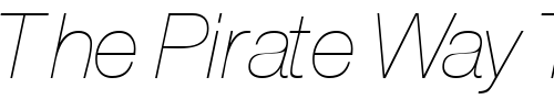 Font : ContextRepriseLightSSK-Italic Custom Text : The Pirate Way Test your own text here Click to download or to view this font on a tshirt that can be custom printed in Bali