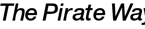 Font : ContextRepriseMediumSSK-Italic Custom Text : The Pirate Way Test your own text here Click to download or to view this font on a tshirt that can be custom printed in Bali