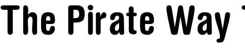 Font : ContextRoundedCondSSK-Bold-Italic Custom Text : The Pirate Way Test your own text here Click to download or to view this font on a tshirt that can be custom printed in Bali