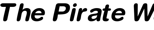 Font : ContextRoundedSSK-BoldItalic Custom Text : The Pirate Way Test your own text here Click to download or to view this font on a tshirt that can be custom printed in Bali